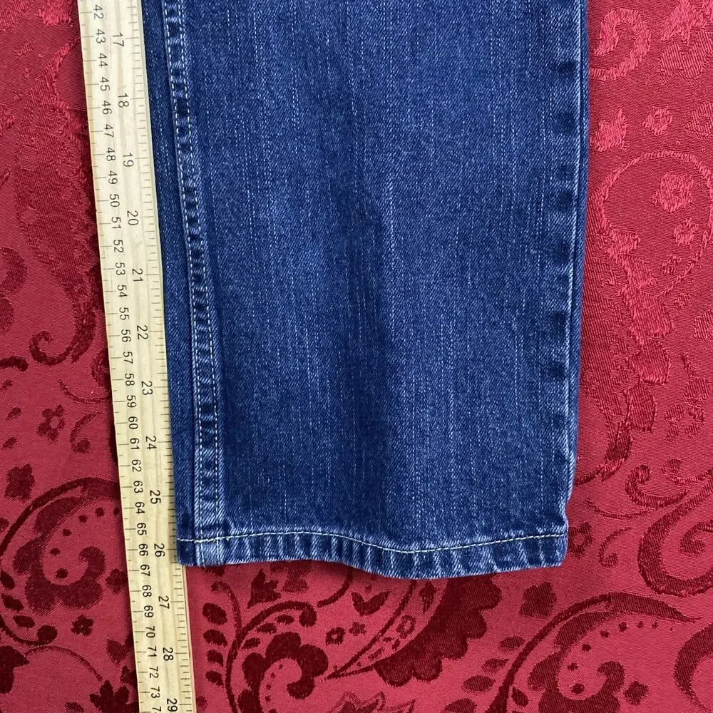 Urban Pipeline Jeans Boys 12 Husky Blue Straight Leg Dark‎ Wash Adjustable Waist